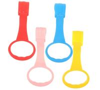 VANZACK 4Pièces Anneaux de Traction pour Garçon Fille Lot de Anneaux Colorés pour Garçon Fille Aide à Apprentissage Au Soutien de Équilibre Installation Facile