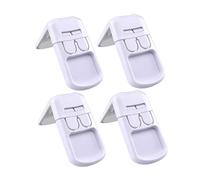 VANZACK 4pièces De Sécurité Pour Armoires De Garçon Fille Loquets De Sécurité Pour Empêchant Garçon Fille Ouvrir Portes