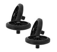 VANZACK 4pièces Lot de Roues De Remplacement Caoutchouc pour Poubelle Accessoires Robustes pour Mobilité Facile Et Maniabilité Améliorée des Bacs à Ordures