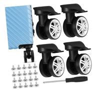 VANZACK 4pièces roulettes Pivotantes de Rechange pour Valise Kit de Réparation Roulements à Billes Compatibles Divers Modèles