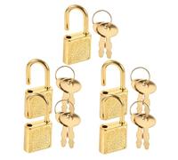 VANZACK 5 ensembles Lot de Serrures Métalliques Vintage pour Coffre Pirate avec Clés Système de Verrouillage pour Boîte Bois Accessoires pour Coffres Au Trésor et Armoires