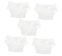 VANZACK 5 pièces Couches Lavables S Mois Absorbantes Étanches Réutilisables Coton Nés Confortables et