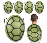 VANZACK 5 Pièces Décorations de Coquille de Tortue pour Fête Accessoires de Cosplay Eva pour Garçon Fille pour Halloween et Activités Photos