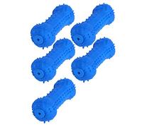 VANZACK 5 Pièces Fournitures de Formation de Chien Jouets d'extérieur pour Chiens avec Chiot Brosse à dent à mâcher pour Animaux de Compagnie Jouets de Nettoyage des Dents Blue