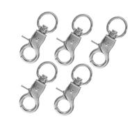 VANZACK 5 Pièces Loquet de Porte pour Cage à Oiseaux Verrou Pivotant Verrouillage Sécurisé pour Cage à Perroquet et Animaux de Compagnie