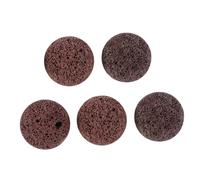 VANZACK 5 Pièces Pierres Volcaniques Naturelles Filtrantes pour Aquarium et Jardin Roche de Lave Rouge pour Filtration Eau Décoration Paysagère Eaux Usées
