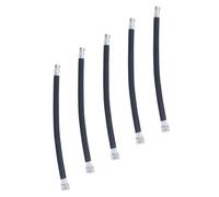 VANZACK 5 Pièces Tuyaux Dextension pour Pompe à Flexible et Compatible Valve Américaine Rallonge de Tuyau Fuite pour Gonflage Facile des Pneus