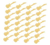 VANZACK 50 Pièces Guitar Charms for DIY Music Crafts Lightweight Metal Pendants for Necklace Bracelet Keychain Jewelry Making