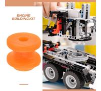 VANZACK 50 pièces Kit de Poulies en Plastique Petite pour Modèles Jouets Accessoires Mini Rouages Précis pour Bricolage Moteur Voitures et Projets Educatifs