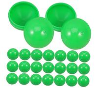VANZACK 50pièces Boules De Tirage Au Sort Capsules Rondes Vides PVC pour Jeux De Noël Et Animations Ludiques Intérieur