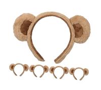 VANZACK 5pièces Serre-tête Oreilles Ours Lot De Accessoire Cheveux Animaux Pour Déguisement Fête Mignon Et Confortable