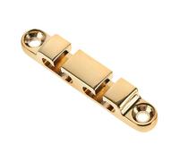 VANZACK 6 Cordes Guide de Cordes pour Basse Électrique Retenue Antidérapante Fixation avec Vis Amélioration Tension pour Performance Stable Compatible Guitare Basse Finition Dorée
