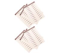 VANZACK 6 Feuilles Transferts de Sourcils Bruns 3d Réalistes pour Femmes | Papier de Transfert à L’eau, Pose Polyvalente, Effet Temporaire Peel Off, Activités Extérieures et Occasions Diverses