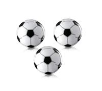 VANZACK 6 pièces Ballons de Football Gonflables PVC pour Décorations de Fête Thème Football Jouets pour Garçon Fille Garçons Filles Blanc et Noir