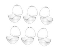 VANZACK 6 pièces Boîte de Rangement pour Tétine Portable et Poussière Étui Sécurisé pour Sucette Protection Hygiénique et Transport Facile