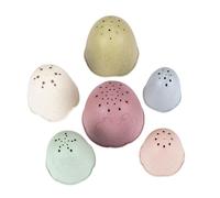 VANZACK 6 Pièces Jouet Tasse Garçon Fille Jouet De Bain pour Garçon Fille Lot de Gobelets Œuf Jeu De Bain De Jeu Plage