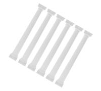 VANZACK 6 Pièces Mini Colonne Romaine en Plastique Blanc pour Décoration | Style Romain, Forme Pilier, Lot de Six, Prop Photo, Jardin et Maquette