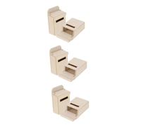 VANZACK 6 Pièces Mini Ornement de boîte aux Lettres Décor de Maison de poupée Petit de boîte aux Lettres Maison de Campagne en Bois