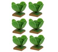 VANZACK 6 Pièces Modèle Chou Simulé Légumes Décor Garçon Fille Jeu Imitation Cuisine Garçon Fille DIY