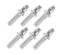 VANZACK 6 Pièces Pointe de Remplacement Acier Haute Teneur pour Bâtons de Randonnée Accessoires pour Alpenstock Antidérapant et Adapté Aux Terrains Rugueux