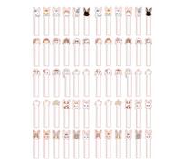 VANZACK 60 Marque-pages Lapin en Papier Dessin Animé, Outil de Lecture Multifonction pour Étudiants et Lecteurs, Design Mignon, Pack de 60 Pièces Présent