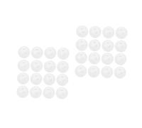 VANZACK 60 Pièces Boules de Grelot Plastique pour Jouets DIY Peluches Inserts Sonores pour Réparation Mécanismes Balle à Bruit pour Animaux et Bébés