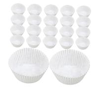VANZACK 600 pièces Lot de Caissettes Pâtisserie Papier Anti-graisse Blanc Moules à Muffins Jetables pour Cupcakes Résistant à Huile pour Anniversaire Mariage et Usage Professionnel