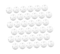 VANZACK 60pièces Billes Blanches pour Hochets Garçon Fille Inserts de Hochet Plastique pour Confection de Jouets de Rechange pour Garçon Fille et Bricolage