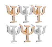 VANZACK 6pièces Broches Psychologie Écussons Alliage Résistants Pins Vintage Psi Pour Veste Sac à Dos Et Médecins Femmes or Et Argent