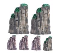 VANZACK 6pièces Mini Rocaille Faux Rocaille Bonsaï Décoration De Modèle De Mini Intérieur Pot De Fleurs Bouteille De Figurines