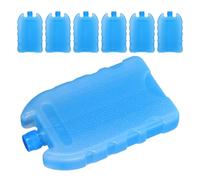 VANZACK 7 Pièces Blocs Réfrigérants Bleu PE pour Ventilateur Climatiseur | Poche de Glace Reutilisable, Packs de Congélation pour Glacière, été Vacances