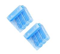 VANZACK 8 Pièces Blocs Réfrigérants pour Glacière PE, Bleu, Format