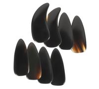 VANZACK 8 pièces Guzheng Finger Picks Professional Natural Horn Nails Ergonomic Design For Guzheng Practice And Performance