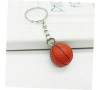 VANZACK 8 pièces Lot de Porte Clés Ballon PVC Créatifs Pendentifs Sac Durables Football Basket Rugby Décoration