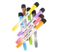 VANZACK 8 Pièces Multicolores Marqueurs Magnétiques Effaçables à Sec pour | Plastique, Encre Résistante à L'eau, Écriture Vive et Nette, pour Réunions, Écoles, Bureaux et Verre