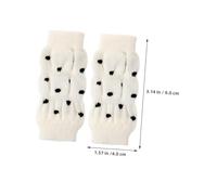 VANZACK 8 Pièces Pet Leg Socks for Dogs Knitted Non Slip Dog Elbow Protectors Breathable Puppy Leg Warmers Urine Resistant Covers for Outdoor Activities