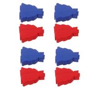VANZACK 8 Pièces Pièces D’échecs en Bois pour Jeu de Société, Prise Facile | Accessoire D’échiquier, Surface Antidérapante, Pièce de Remplacement, Usage Jeu de Table et Maths
