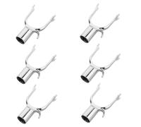 VANZACK 8 pièces U-Shaped Garden Support Stakes Replacement Heads Diameter Stable and Weather-Resistant Plant Supports for Heavy Flowers and Vertical Gardens