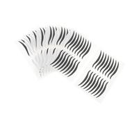 VANZACK 80 Paires Autocollants Eyeliner Application Instantanée et Couleur Riche Noirs en Plastique pour Maquillage Yeux pour Soirée ou Performance Scène