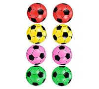 VANZACK 8Pièces Balles de Football Gonflables pour Garçon Fille de Colorés pour Activités Intérieures et Extérieures Parfaits pour Cognition des Couleurs