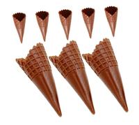 VANZACK 8pièces Cornets De Glace Artificiels Réalistes Lot pour DIY Décoration Jouets Et Ornements