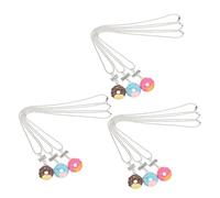 VANZACK 9pièces Lot De Colliers Amitié Délicats Colliers Portables Forme De Donut Cadeaux Anniversaire