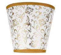 VANZACK Abat-jour Rustiques en Pvc Or pour Lampadaires, Robuste et Délicat, pour Fête Petits Abat-jour et Couvercle D'abat-jour de Réparation