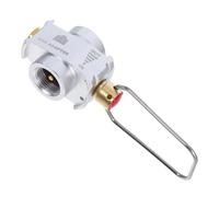 VANZACK Adaptateur De Recharge De Cartouche à Gaz Plat Compact Et Léger Valve Réutilisable pour Bouteilles Camping Et Randonnée Compatible Propane Et Accessoire Pratique pour Usage Extérie