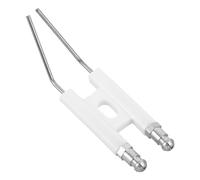 VANZACK Allumeur Céramique à Bouton-Poussoir pour Machine à Effet de Feu de Scène Électrode d'Allumage à Double Broche Remplacement Allumeur de Gril Compatible Brûleurs de Scène et