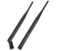 VANZACK Antenne WiFi Double Bande 24/58 Ghz 5 Dbi Gain Élevé Connecteur SMA Omnidirectionnelle pour Routeur et Carte Wi-FI PC de Bureau Lot de 2 Antennes Gprs Compatibles
