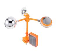VANZACK Appareil Solaire Rotatif d'automne Décoraion pour Effrayer Oiseaux, Multi-facettes en Verre et Plastique, pour Ferme et Jardin Extérieur