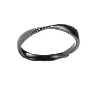 VANZACK Bague Couple Anneau Ouvert Noir Homme Anneau Décoratif Durable et Confortable de Saint Valentin pour Amoureux