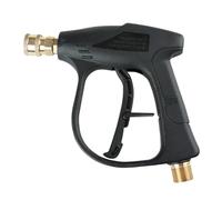 VANZACK Baguette de Nettoyage Haute Pression pour Voiture et Jardin Outil Court Abs et Manche Ergonomique pour Véhicules Terrasse et Allées