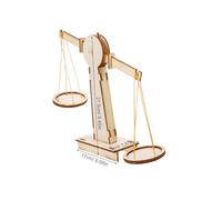 VANZACK Balance Bois à Assembler pour Garçon Fille Éducatif Scientifique DIY Jeu Créatif Montessori Garçon Fille Apprentissage Pratique des Sciences et Motricité Fine